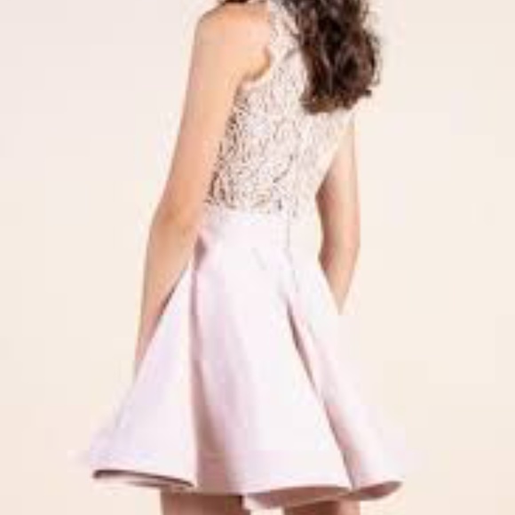 Aislynn Embroidered Lace Bodice A-Line Dress - Picture 2 of 3